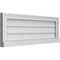 Ekena Millwork Vertical Surface Mount PVC Gable Vent w/ 2"W x 2"H , Brickmould Sill Frame, 34"W x 12"H GVPVE34X1203SN - alternate 4